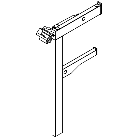 Cube 4, Hebebeschlag, Stütze vorne rechts
